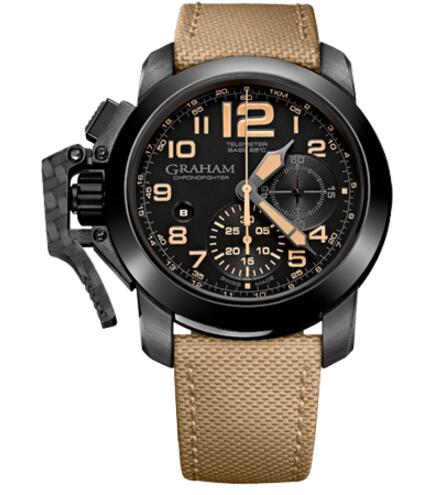 Graham Chronofighter Oversize Black Sahara 2CCAU.B02A replica watch